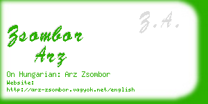 zsombor arz business card